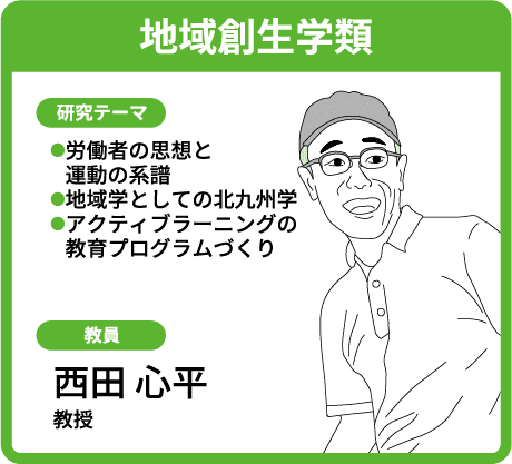 地域創生学類 西田 心平 教授