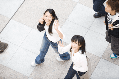 大学への登校の様子