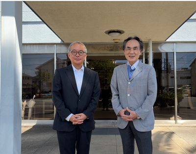 本学へのご支援に感謝を込めて、柳井学長が日本鉄塔工業株式会社様を訪問しました。